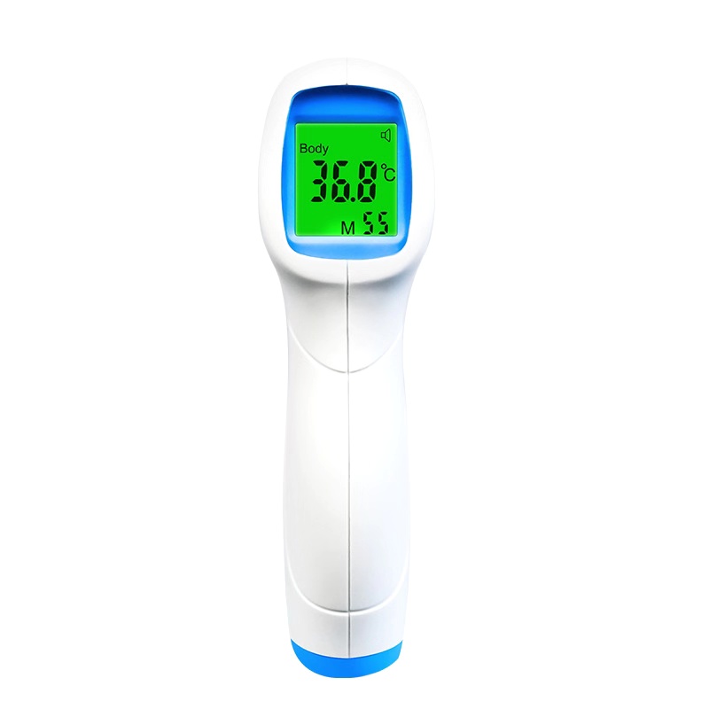 Digitale infrarood-babythermometer LCD Contactloos pistool Type IR Voorhoofd Lichaamstemperatuur oppervlaktetester